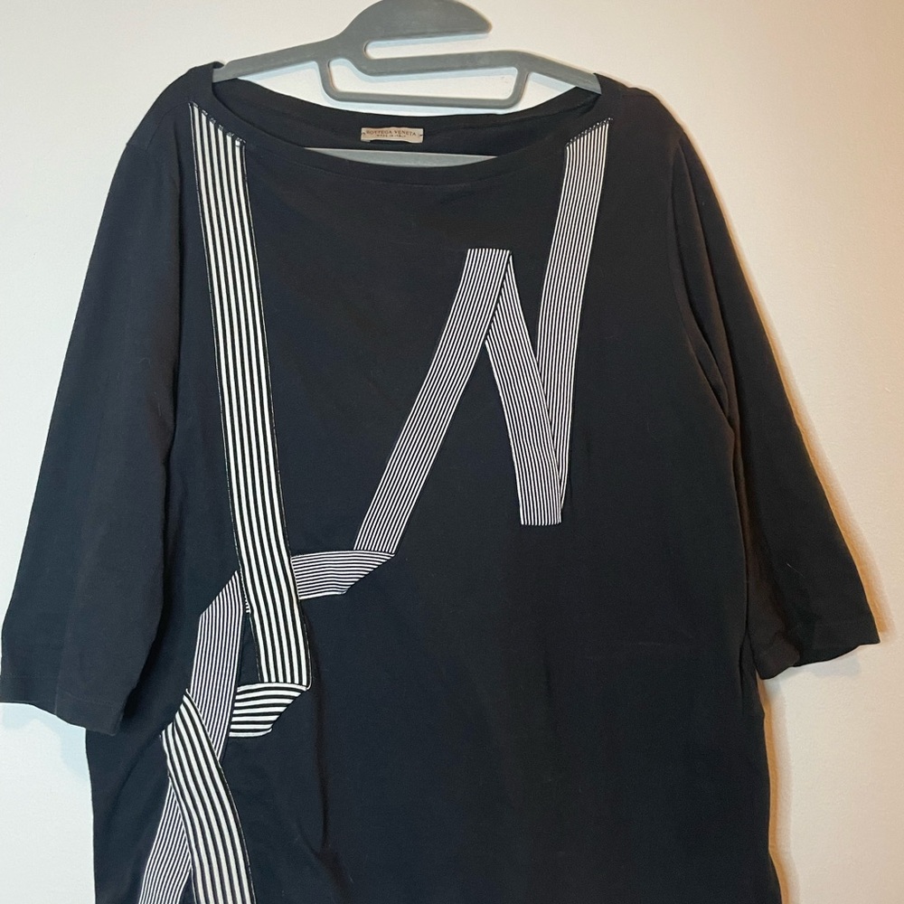 Bottega Veneta cotton ribbon detail top